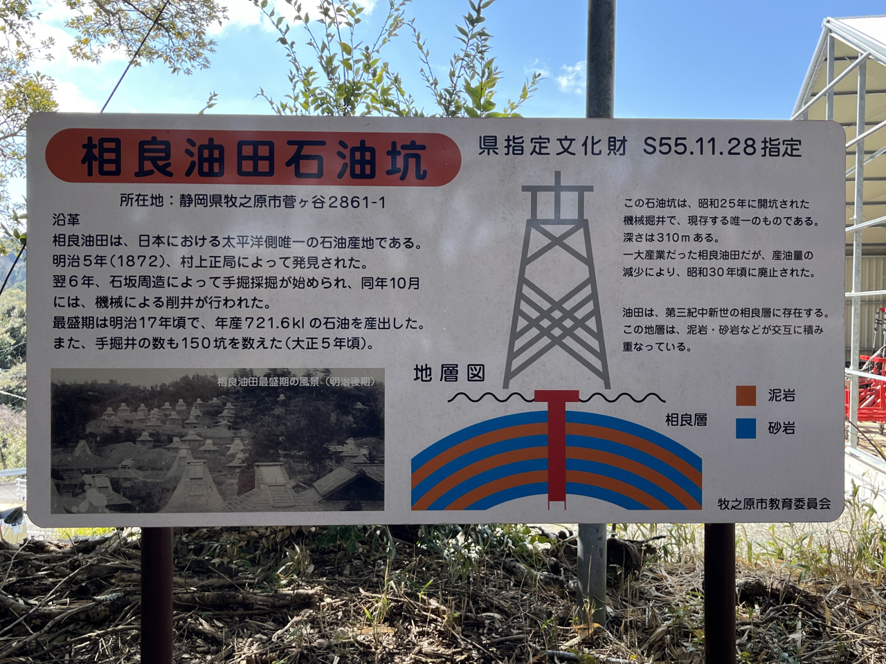 相良油田 | SSBB便り | 雨水利用・調整池・SSBB・簡易トイレなら静岡県
